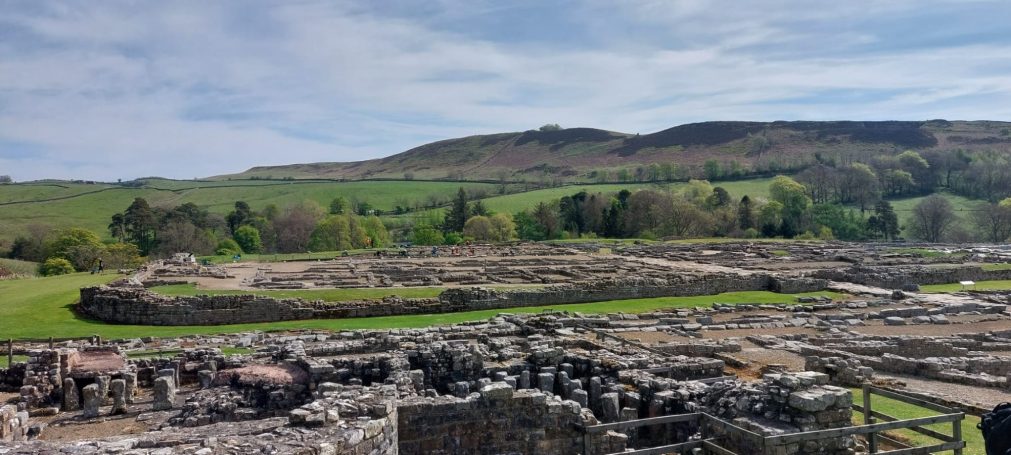 The remains of the fort at Vindolanda
