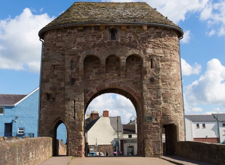 The old Monnow Bridge at Monmouth