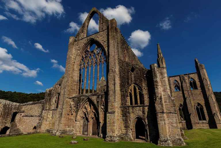Side View of Tintern Abbey. 