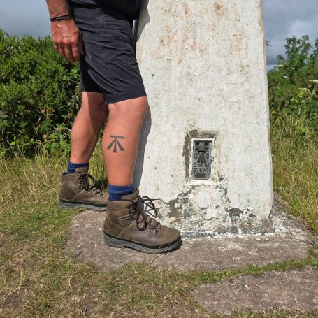 Trig point on Merbach Hill
