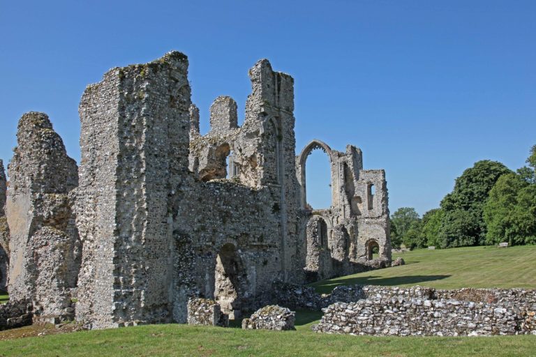 Castle Acre priory remains