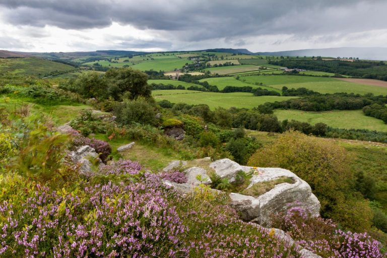 Pennine Way looking over the Cheviot Hills