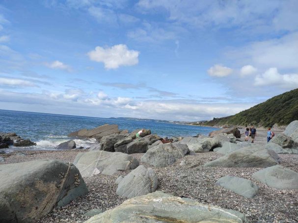 Stoney beach near Downderry