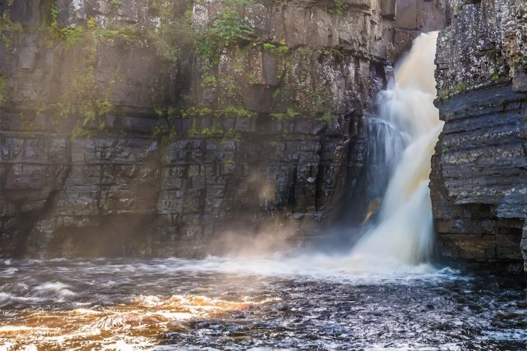 High force waterfall on the Pennine Way